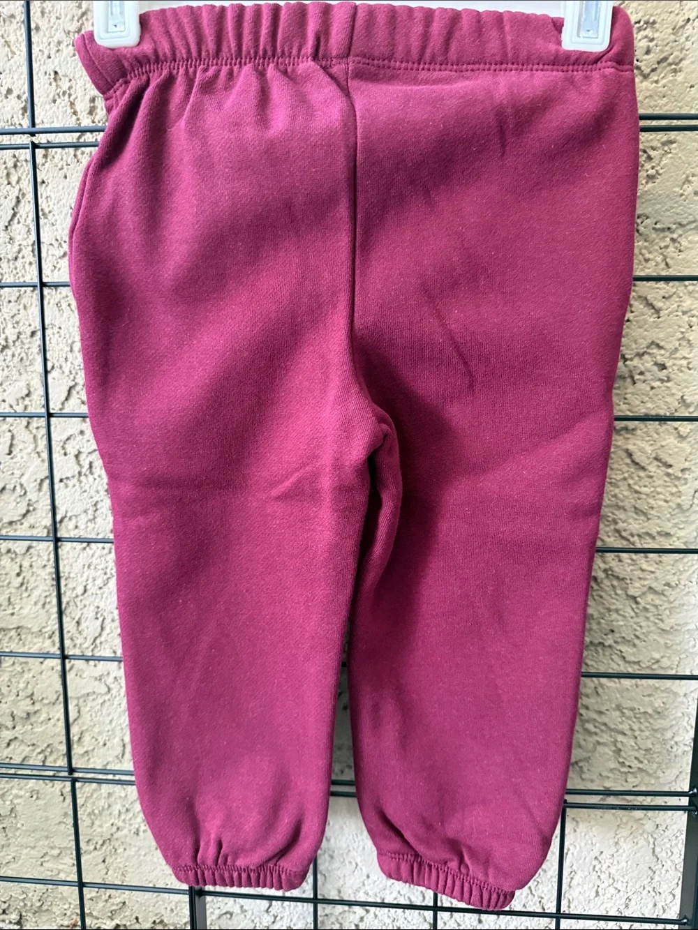 New Gap Kids' Maroon Sweatpants with Character Patch